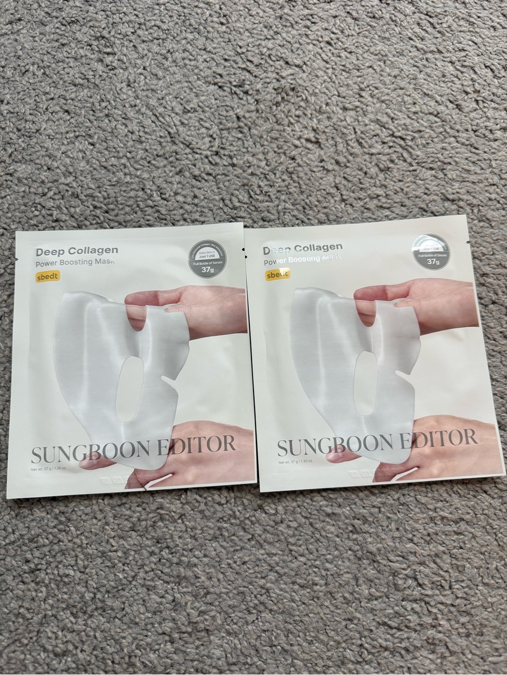 Sungboon Editor Deep Collagen Power Boosting Mask (2-pack)